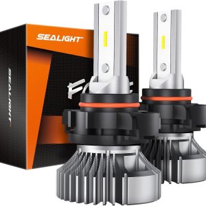 SEALIGHT 5202 5201 PS24W Bombillas LED antiniebla o DRL, 400% más brillante PS19W 9009 bombilla antiniebla para automóvil, 6000K xenón blanco, 16 SEALIGHT 5202 5201 PS24W Bombillas LED antiniebla o DRL, 400% más brillante PS19W 9009 bombilla antiniebla para automóvil, 6000K xenón blanco, 16