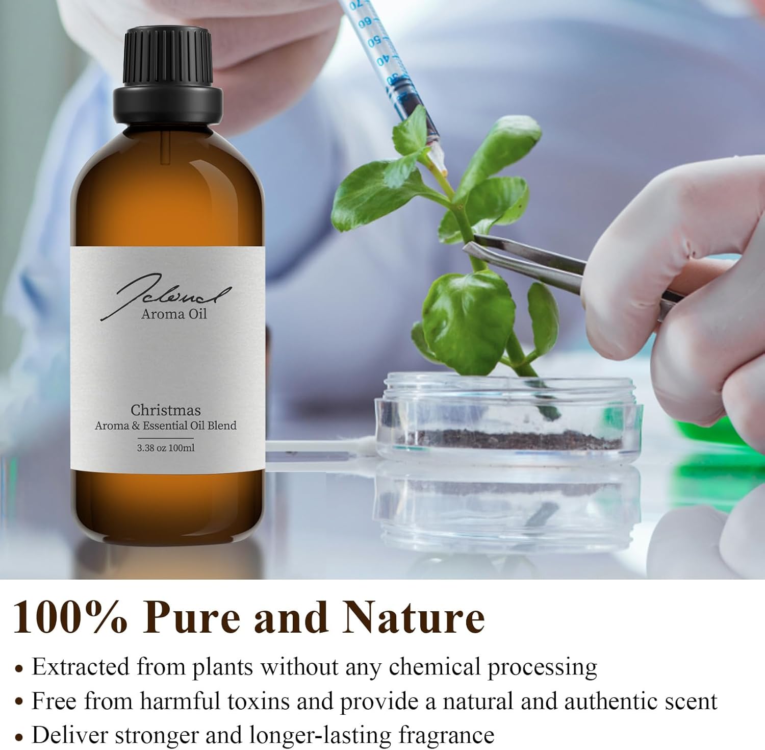 JCLOUD Aceite esencial de Navidad para máquina de aire aromático  Colección de hotel  Aceite difusor de aromaterapia puro con raíz de iris,