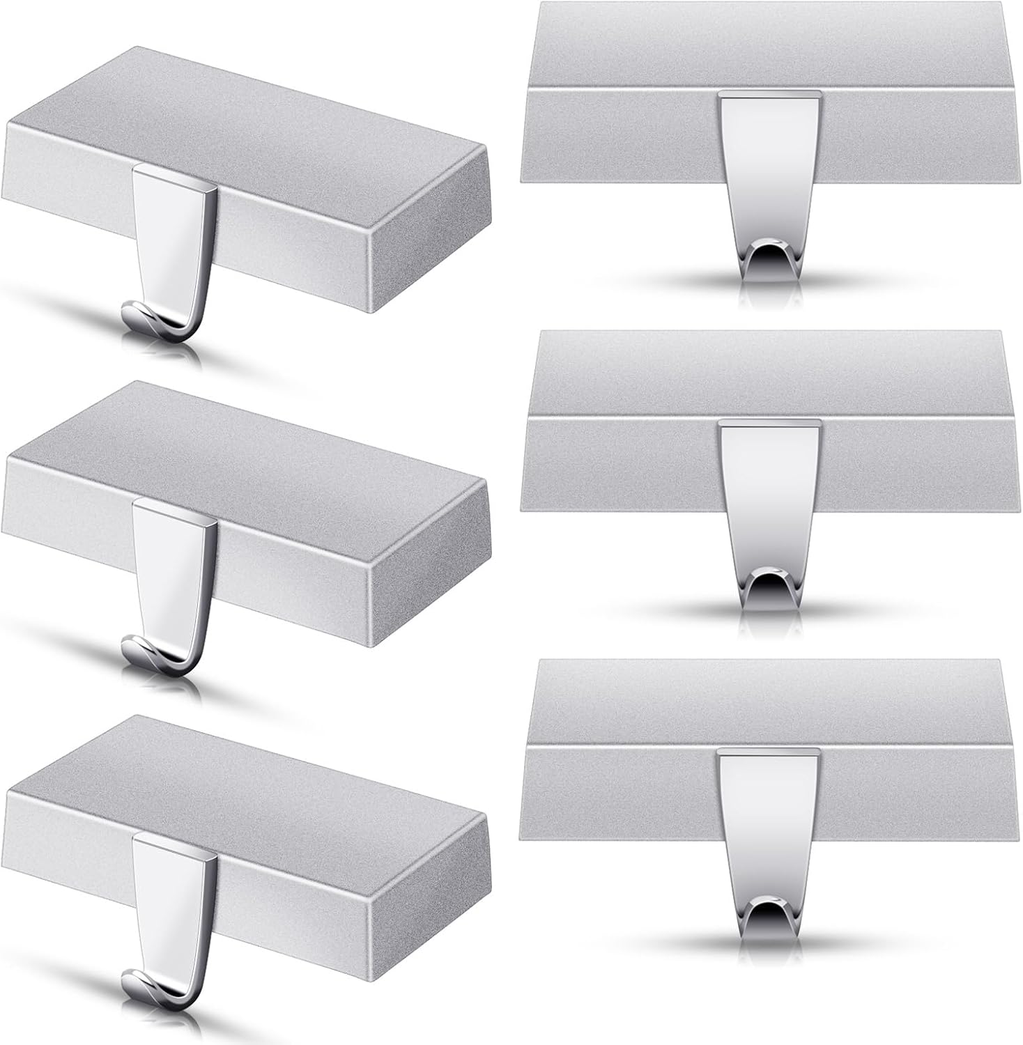 Soaoo 6 soportes para calcetines de Navidad, para mantel y mantel, para calcetines de Navidad, pesos pesados para calcetines de manto, bases para
