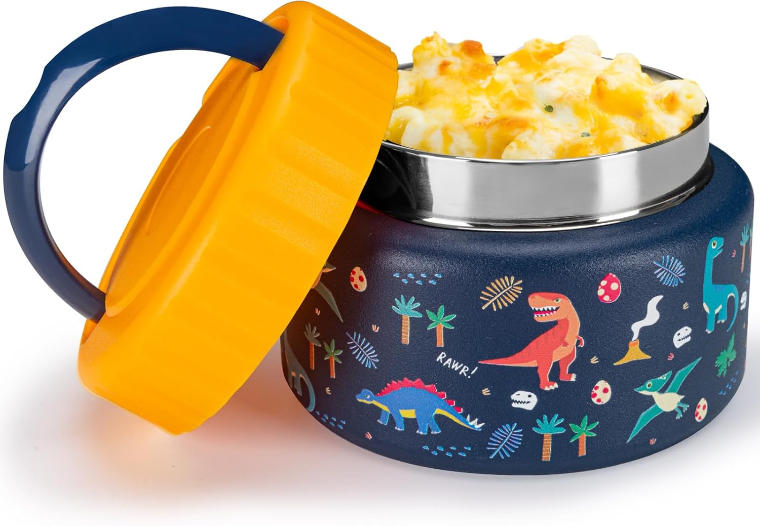 Charcy Termo de 8 onzas para niños de comida caliente, termo de sopa de boca ancha a prueba de fugas, tarro de comida aislado para 4 horas calientes
