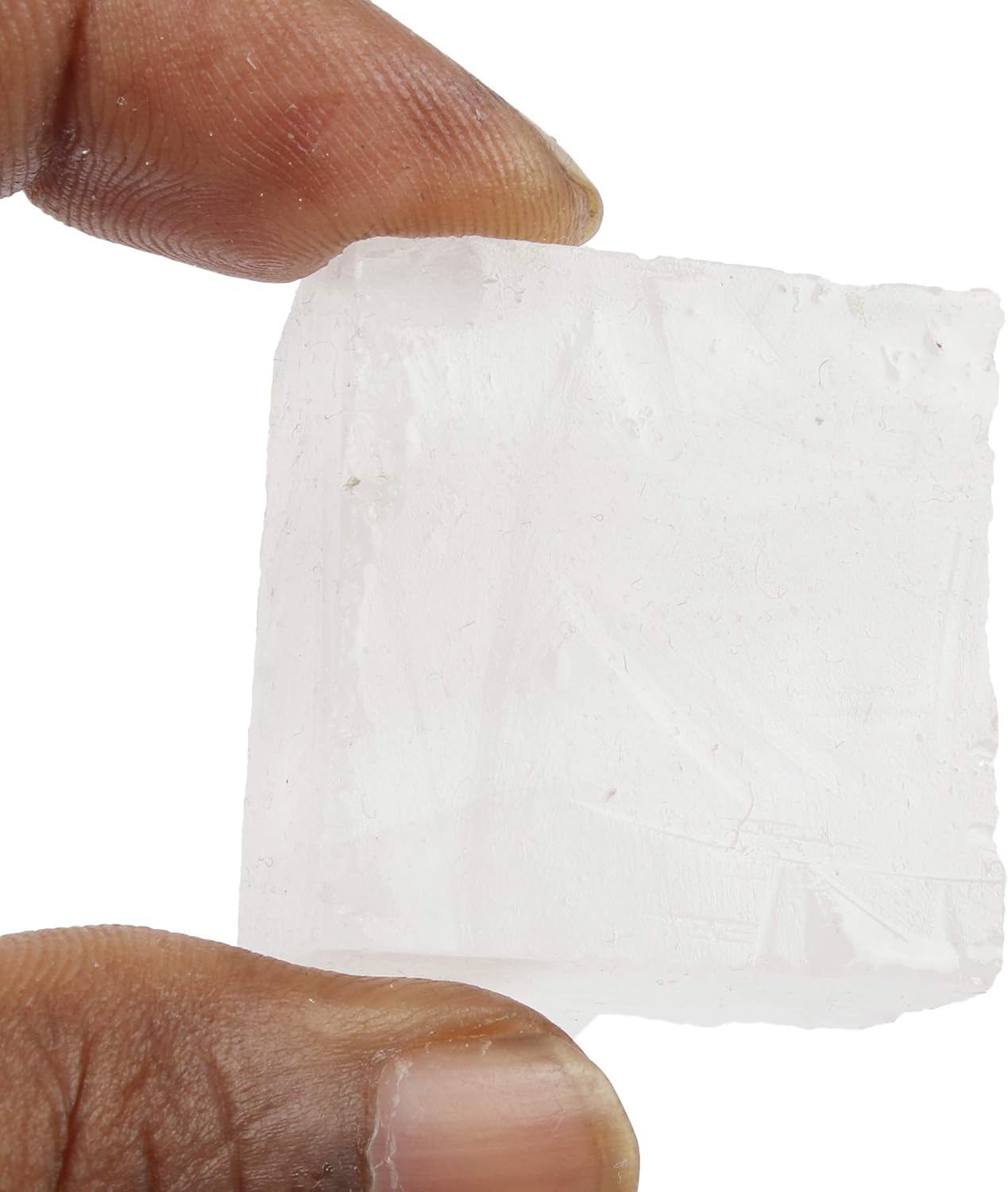 gemhub Cristal curativo de cuarzo blanco natural, 215.00 quilates, translúcido, suave, áspera, suelta