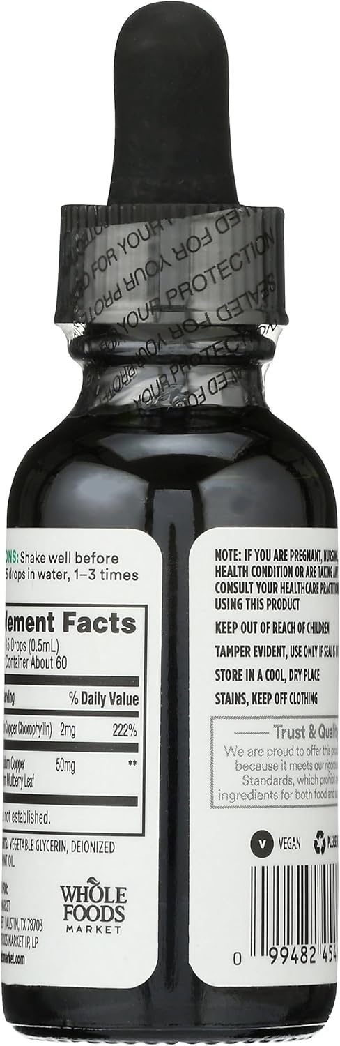 365 by Whole Foods Market, Clorofila líquida, 1 fl oz