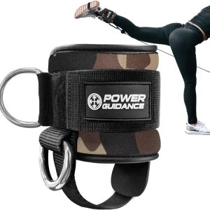 POWER GUIDANCE Ankle Straps for Cable Machines and Resistance Band, Work Out Cuff Attachment for Home & Gym, Booty Workouts POWER GUIDANCE Ankle Straps for Cable Machines and Resistance Band, Work Out Cuff Attachment for Home & Gym, Booty Workouts