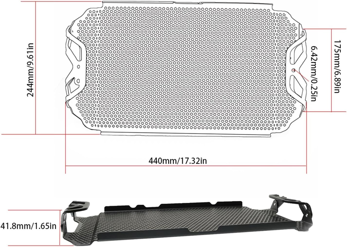 Radiator Motorcycle Accessories Aluminum Radiator Guard Radiator Grille Cover for Yama-&ha MT-09 Sport Tracker MT-09 FZ-09 MT09 FZ-09 MT09