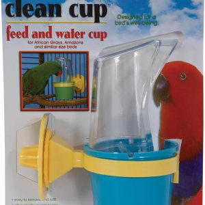 Accesorio para pájaro, taza para agua y comida, de JW Pet Company, L, gris Accesorio para pájaro, taza para agua y comida, de JW Pet Company, L, gris