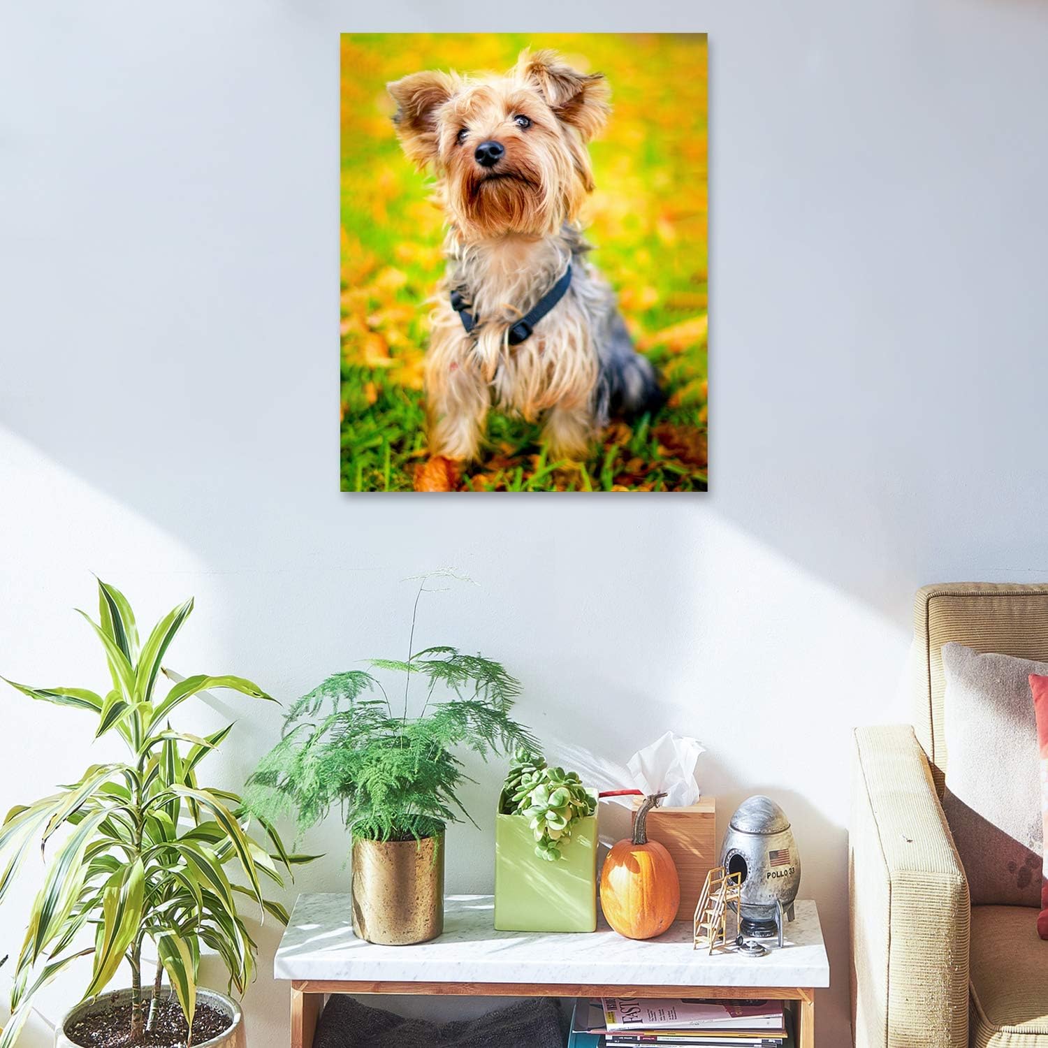 Impresión personalizada de foto a lienzo  Impresión en lienzo con tus fotos en arte de pared personalizado para dormitorio, sala de estar, boda bebé