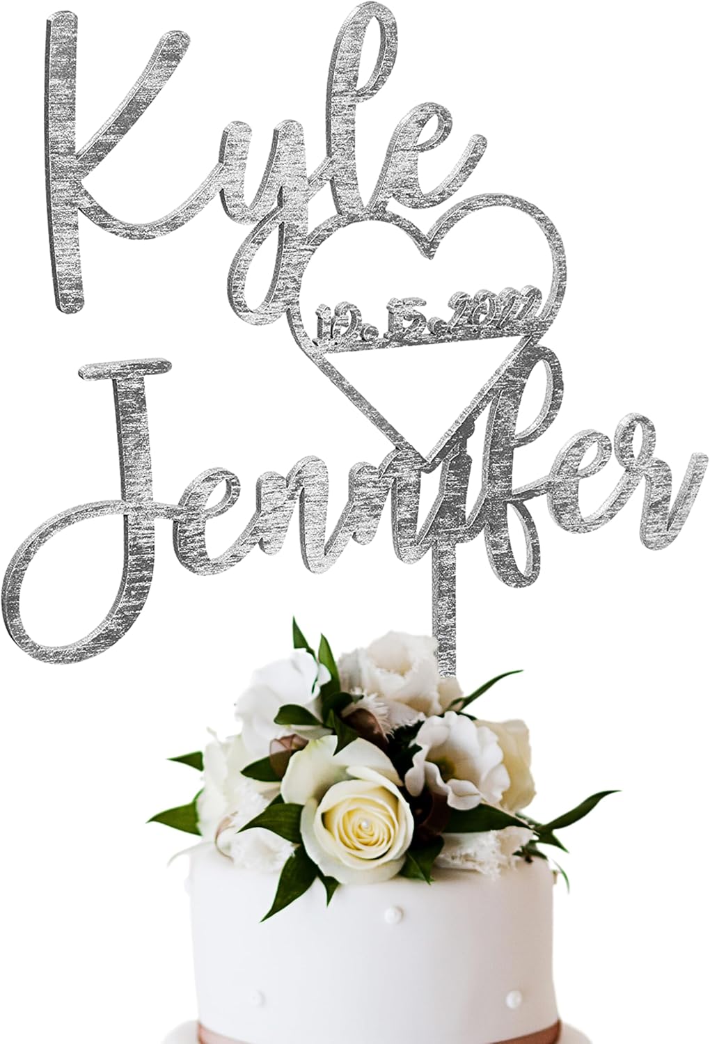 Decoración para tartas de boda, decoración para tartas de boda, decoración de pastel de boda, novia y novio, personaliza tu propio aniversario Mr