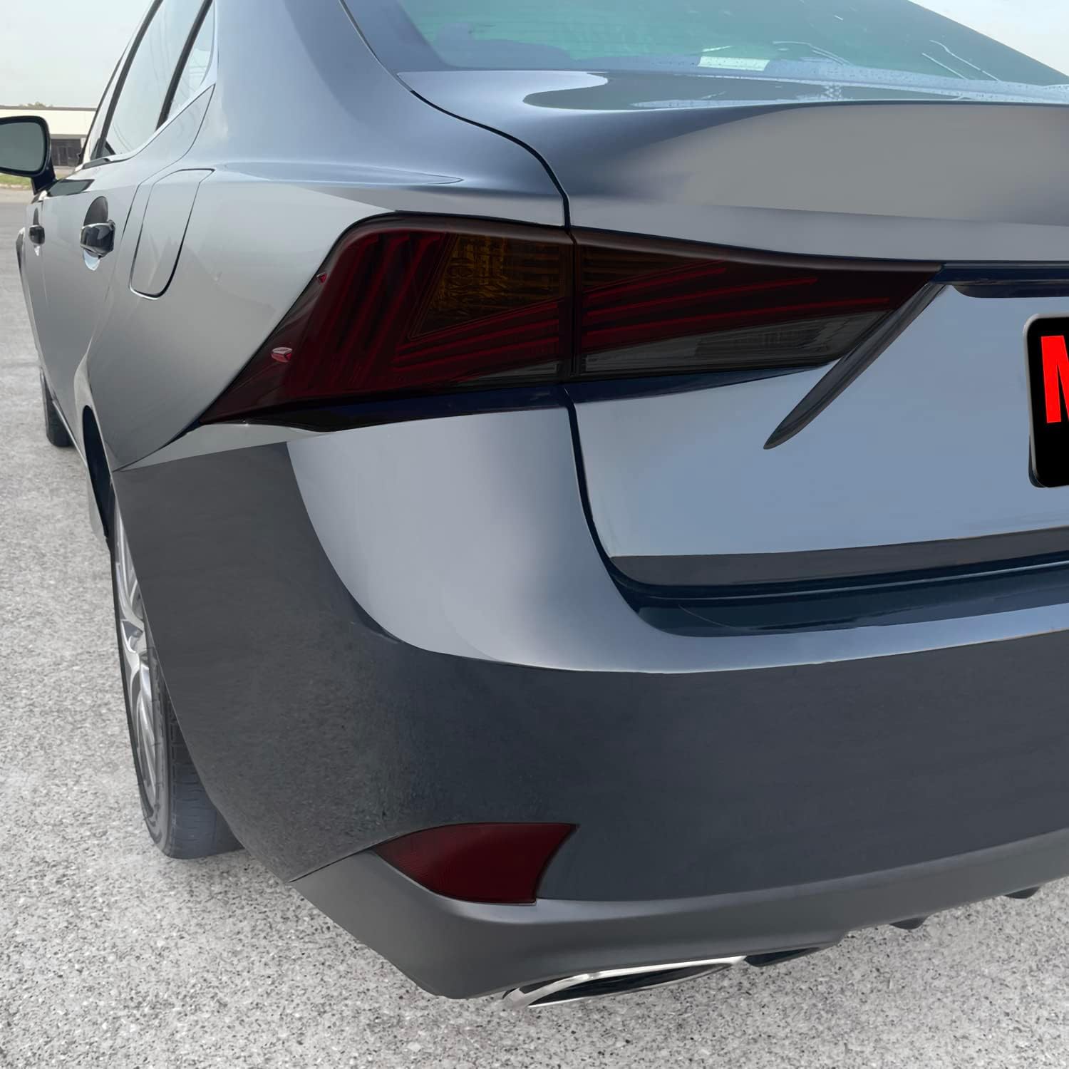 SlickMod Tinte de humo de vinilo precortado para Lexus 2017-2020 es luz trasera 200t 300 350 (20% humo oscuro, 1. luz trasera)