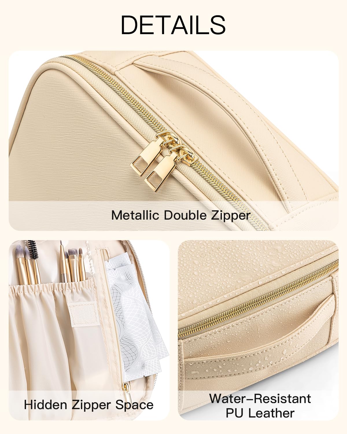 Vlando Regalo personalizado para mujeres, bolsa de maquillaje preparada, bolsas personalizadas, regalos de boda únicos, regalo de cumpleaños para