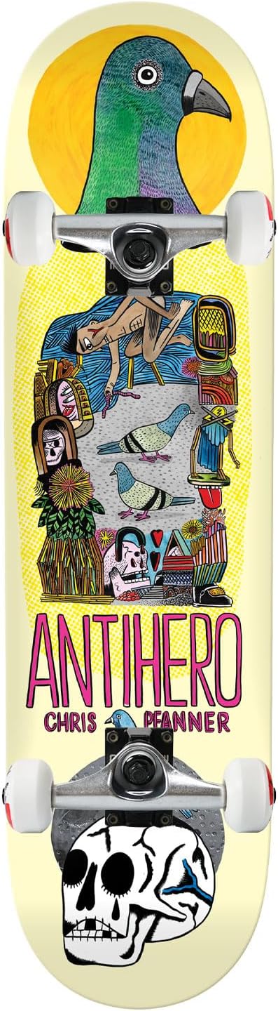 Anti Hero – Conjunto de monopatín Pfanner Pigeon Vision 8.12″ x 32″ Completo