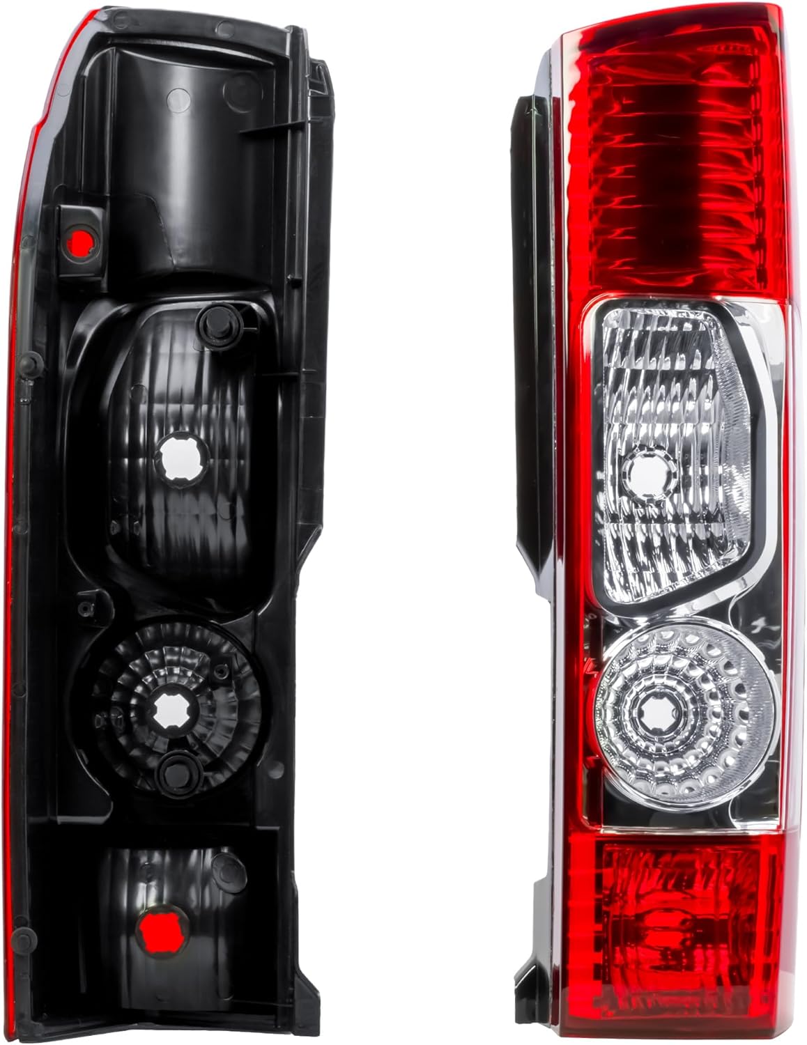Lámpara trasera de repuesto para el lado derecho del pasajero, sin circuito, compatible con Ram Promaster 1500, 2500, 3500 de 2010 a 2022