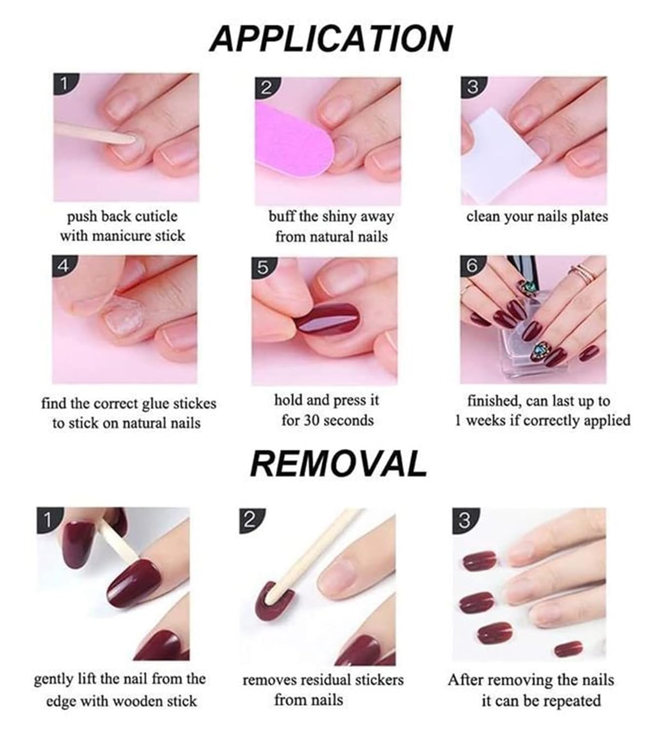 Uñas postizas cuadradas cortas a presión, color marrón oscuro mate, con diseños de hojas de arce, uñas adhesivas de hojas de otoño, uñas acrílicas