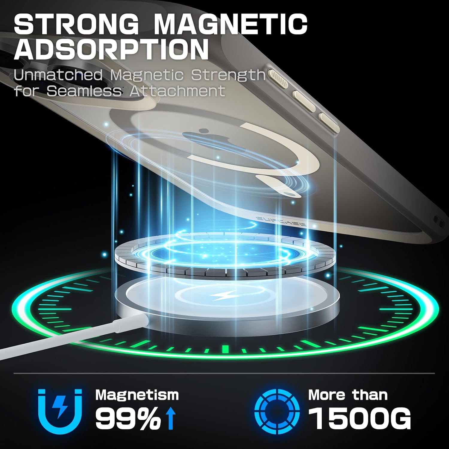 SUPCASE Unicorn Beetle Mag – Funda para iPhone 15 Pro Max de 6.7 pulgadas (2023), compatible con MagSafe a prueba de golpes, funda delgada y