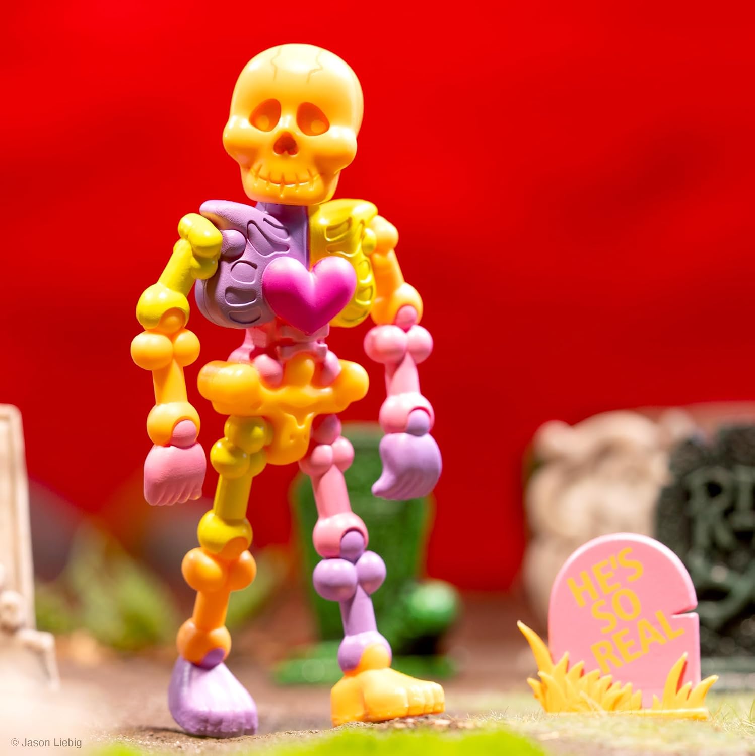 Super7 Mr. Bones – Figura de acción de Mr. Bones de 3.75 pulgadas, coleccionables vintage y juguetes retro