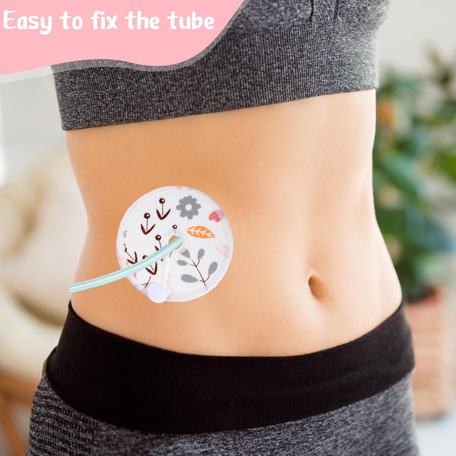 Yungyan 24 fundas para tubo G, almohadillas reutilizables para botones de alimentación, almohadillas de botón de tubo G suaves, lavables,