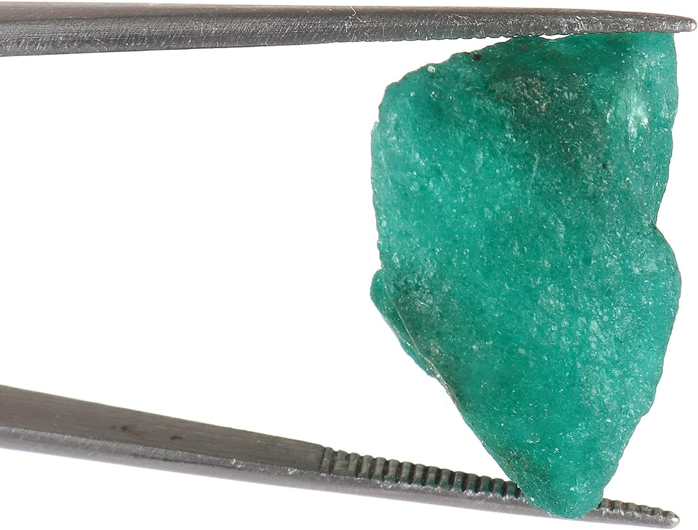 Esmeralda áspera natural de 10.5 quilates con efectos curativos y calmantes, esmeralda cruda de alta energía de grado AAA para curación de cristal