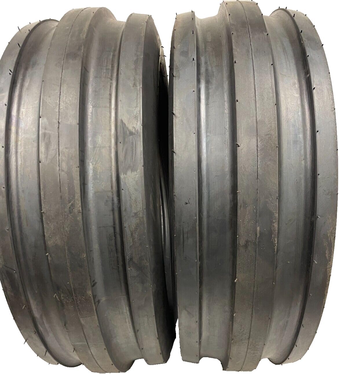 Dos neumáticos delanteros 11l15 8 capas Tl 11×15 I-1 Cargador de tractor agrícola Carga resistente D 3 costillas Tri Rib 11l-15 Cargador de servicio