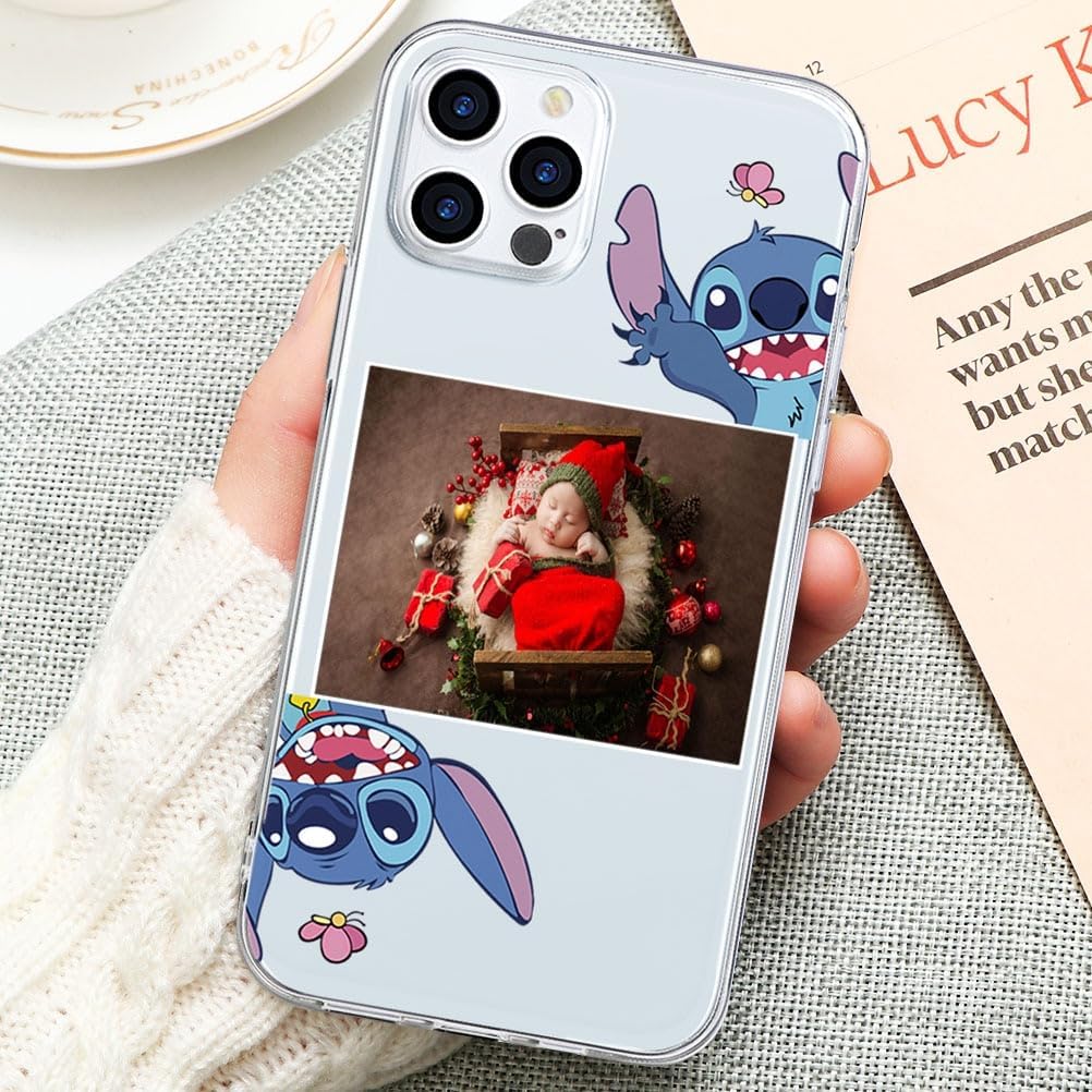 nurkorki Funda transparente personalizada para iPhone XR de 6.1 pulgadas, bonita funda de silicona con foto de dibujos animados de anime, regalo