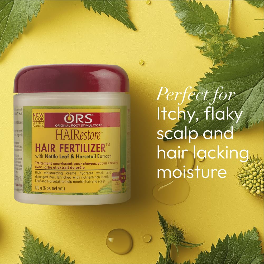 ORS HAIRestore – Fertilizante para el cabello con extracto de hoja de ortiga y cola de caballo, 6 onzas