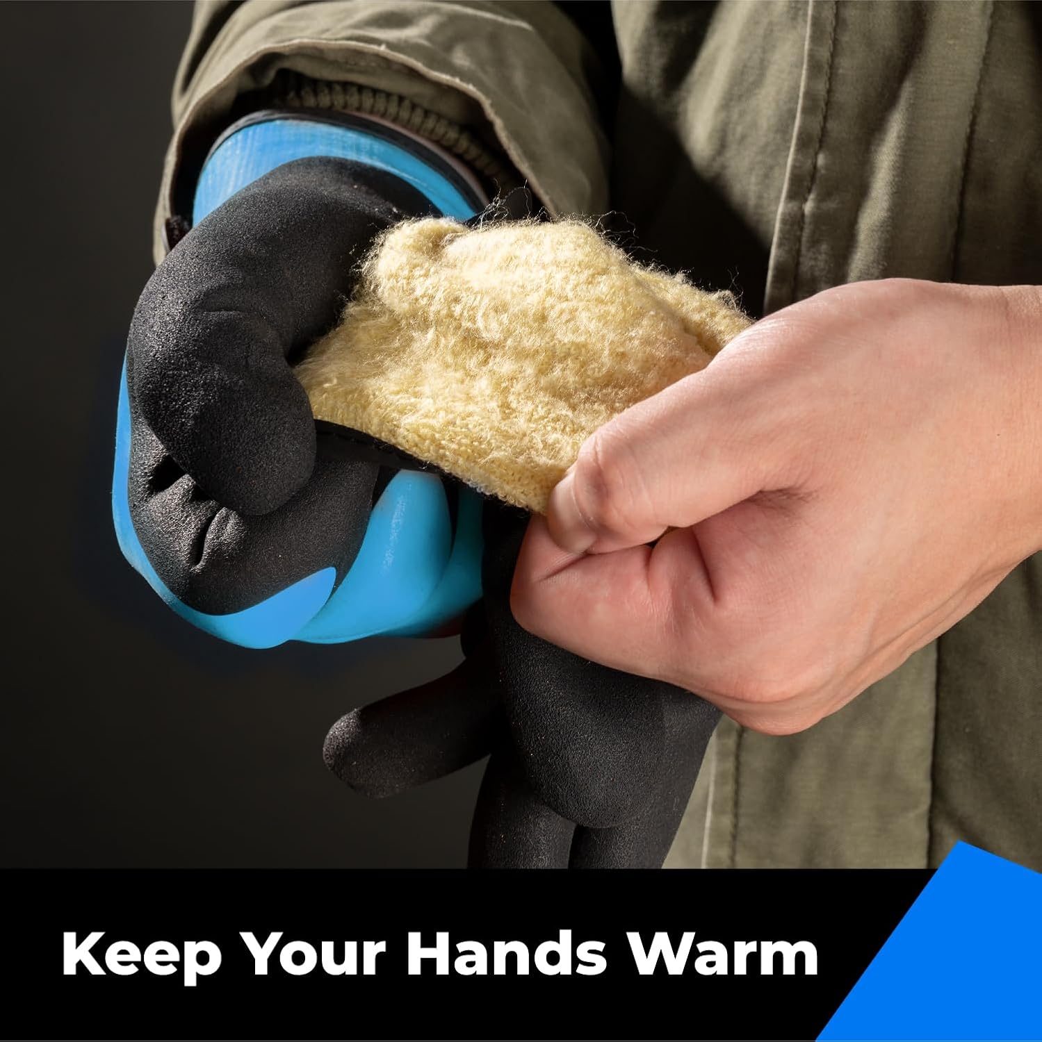Guantes 100% impermeables para hombres y mujeres, guantes de trabajo de invierno para clima frío, Touchsreen, guantes de congelador con aislamiento