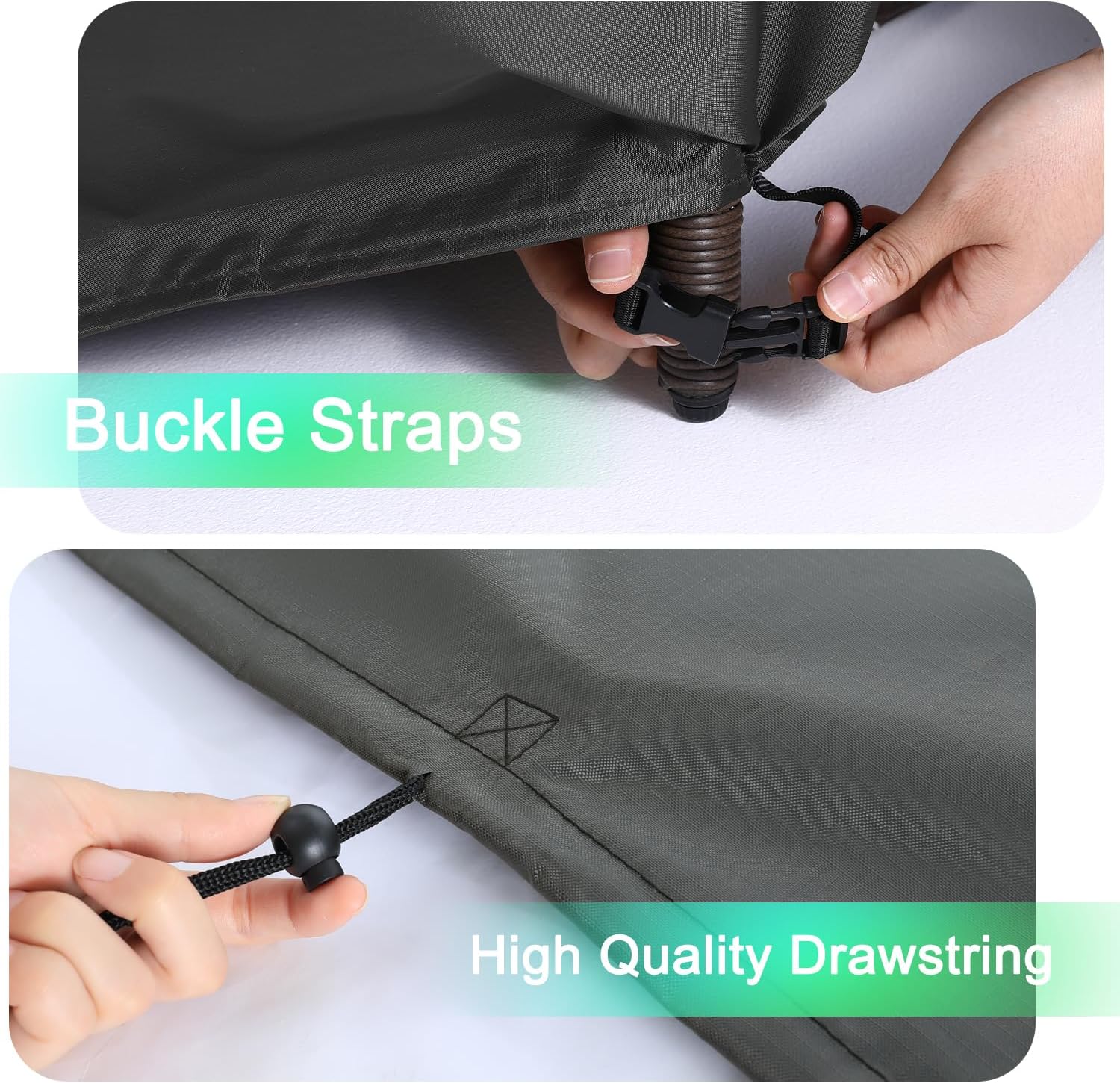 ABCCANOPY Cubierta para caja de patio, impermeable y a prueba de polvo, protección de invierno, cubierta universal para muebles de 64 x 30 x 26