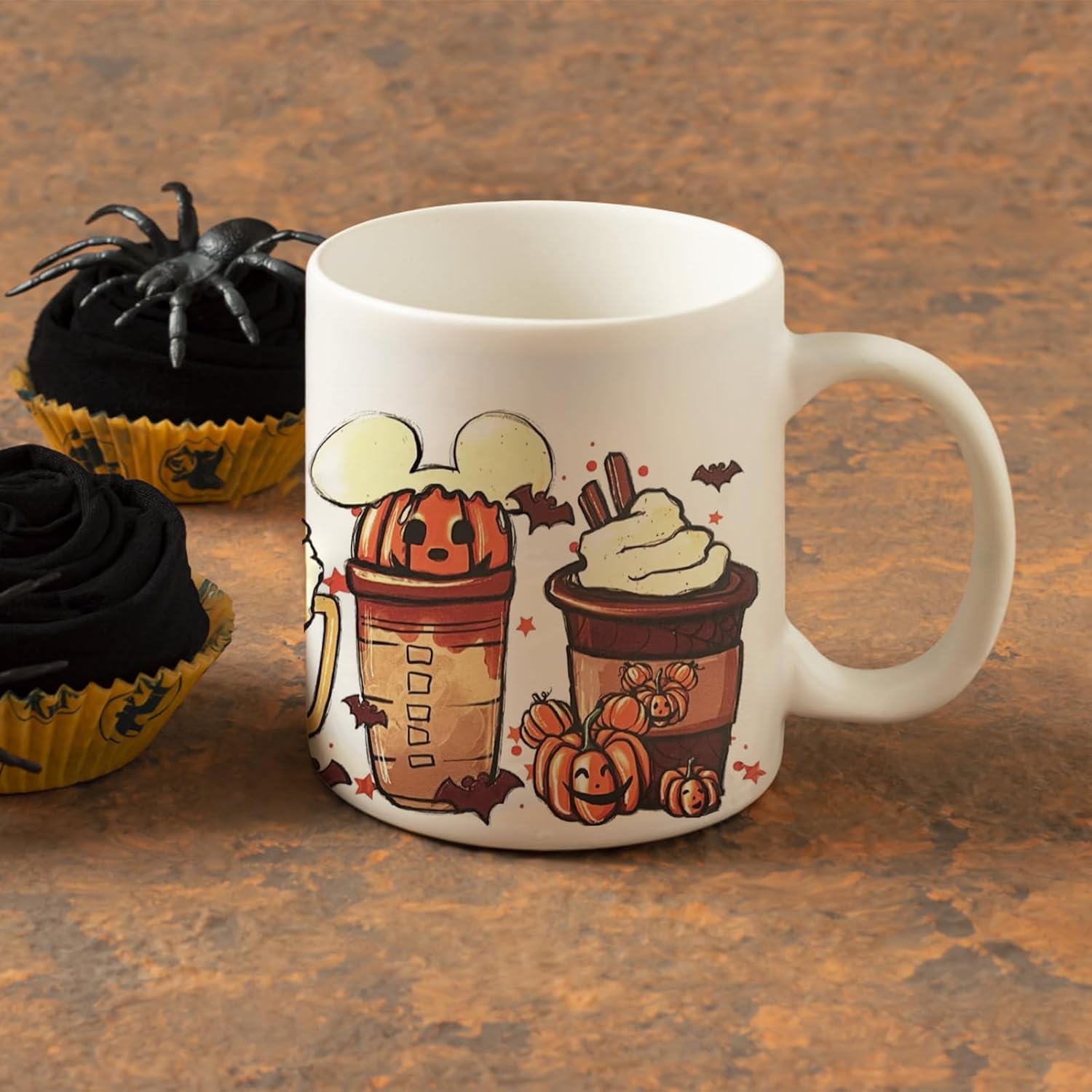 Envoltura de taza DTF UV para Halloween, 12 hojas de calcomanías de transferencia impresas de calabaza de Halloween para UV DTF, calcomanías de