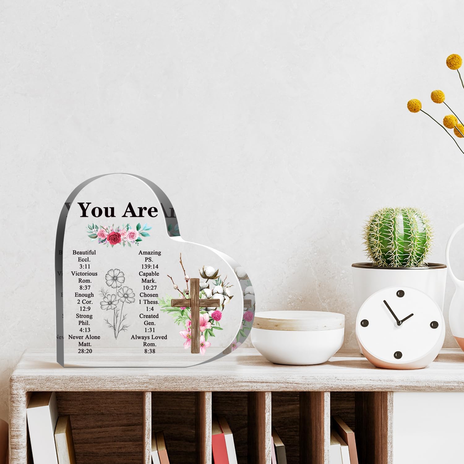 Regalos cristianos, regalos religiosos inspiradores con versículo de la Biblia, regalos de aliento espiritual, regalo de escritura religiosa para