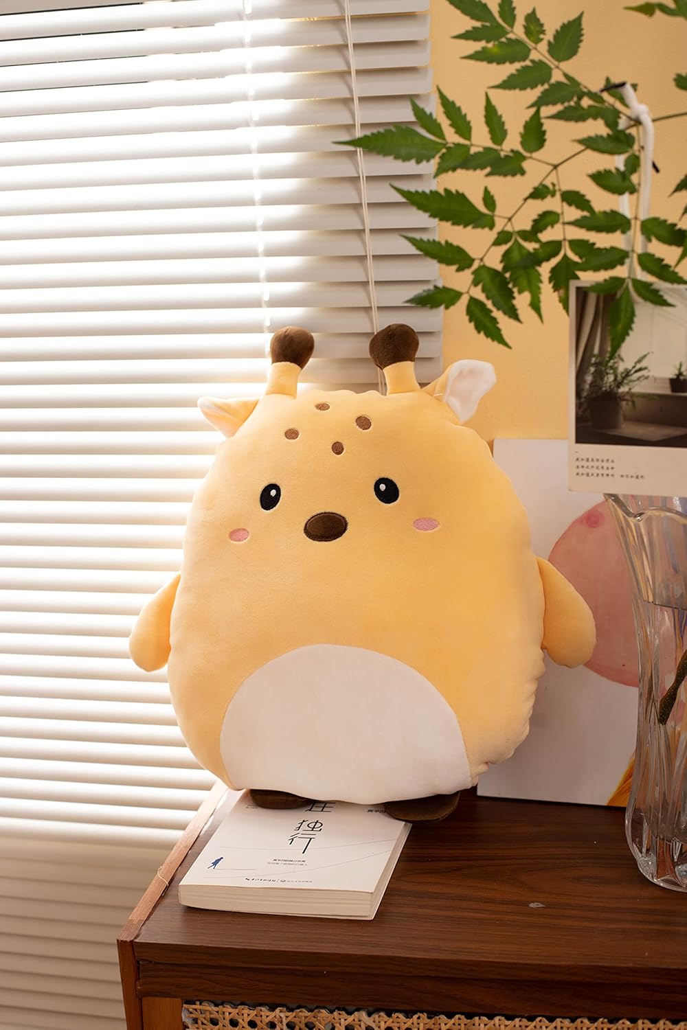Almohada suave de peluche de ciervo para abrazar, lindo juguete de peluche de ciervo, animales de peluche para niños, juguetes de peluche para