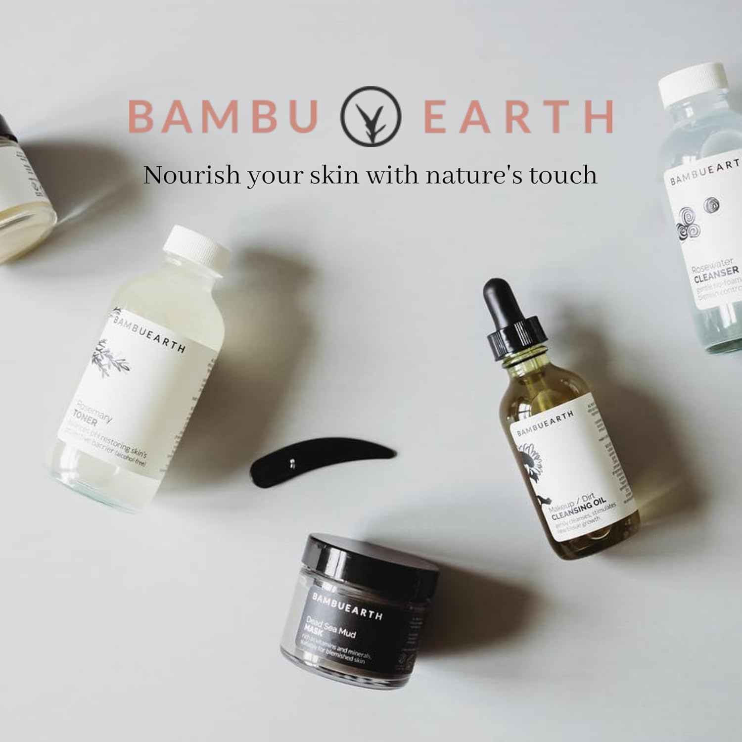 BambuEarth Concentrado de cactus de hidratación intensa, hidratante facial, ingredientes orgánicos y certificado EWG, fórmula para el cuidado de la