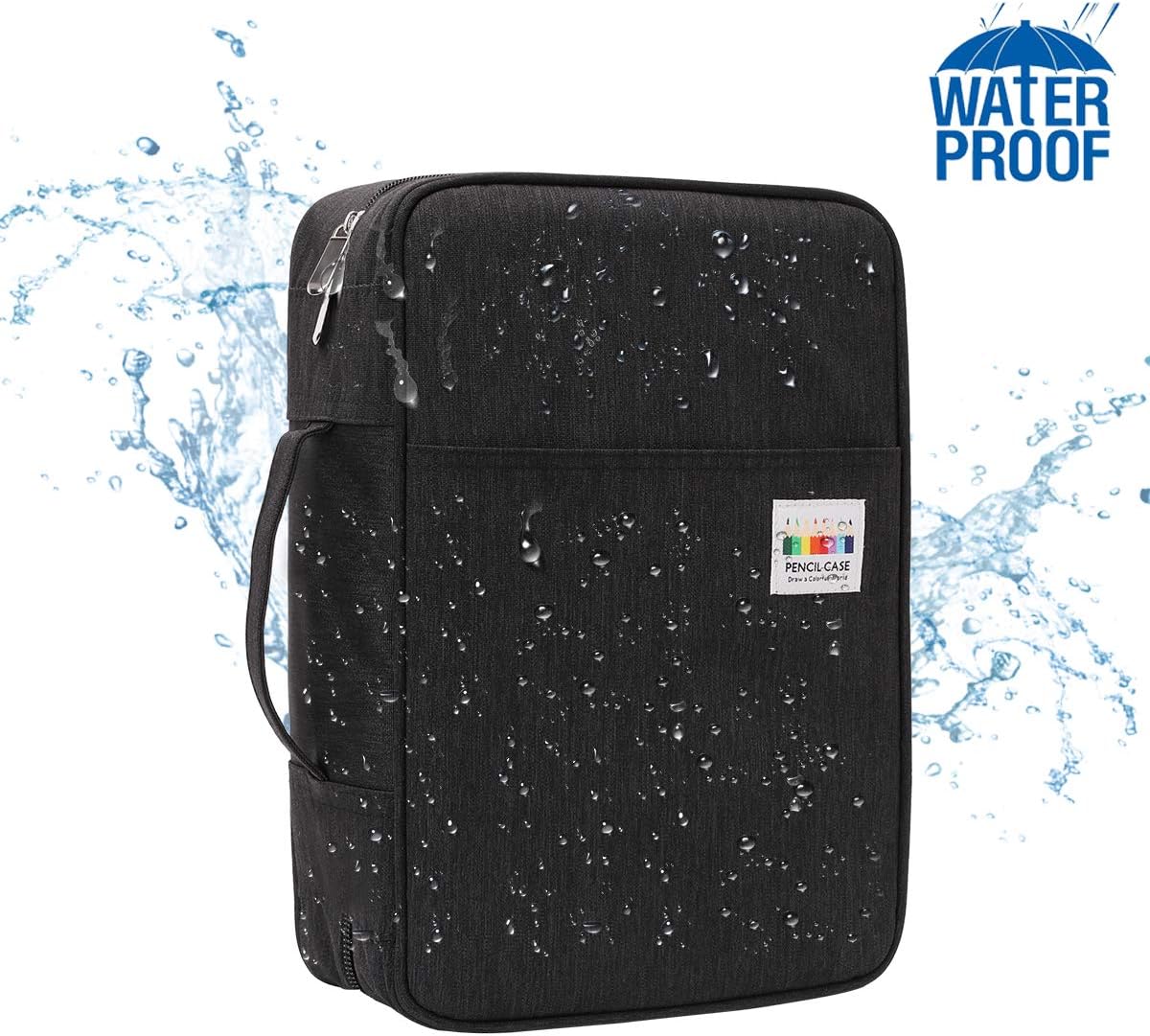 JAKAGO Estuche de 304 ranuras para lápices de colores, bolsa de almacenamiento de gran capacidad para pintor de artistas, organizador multifuncional