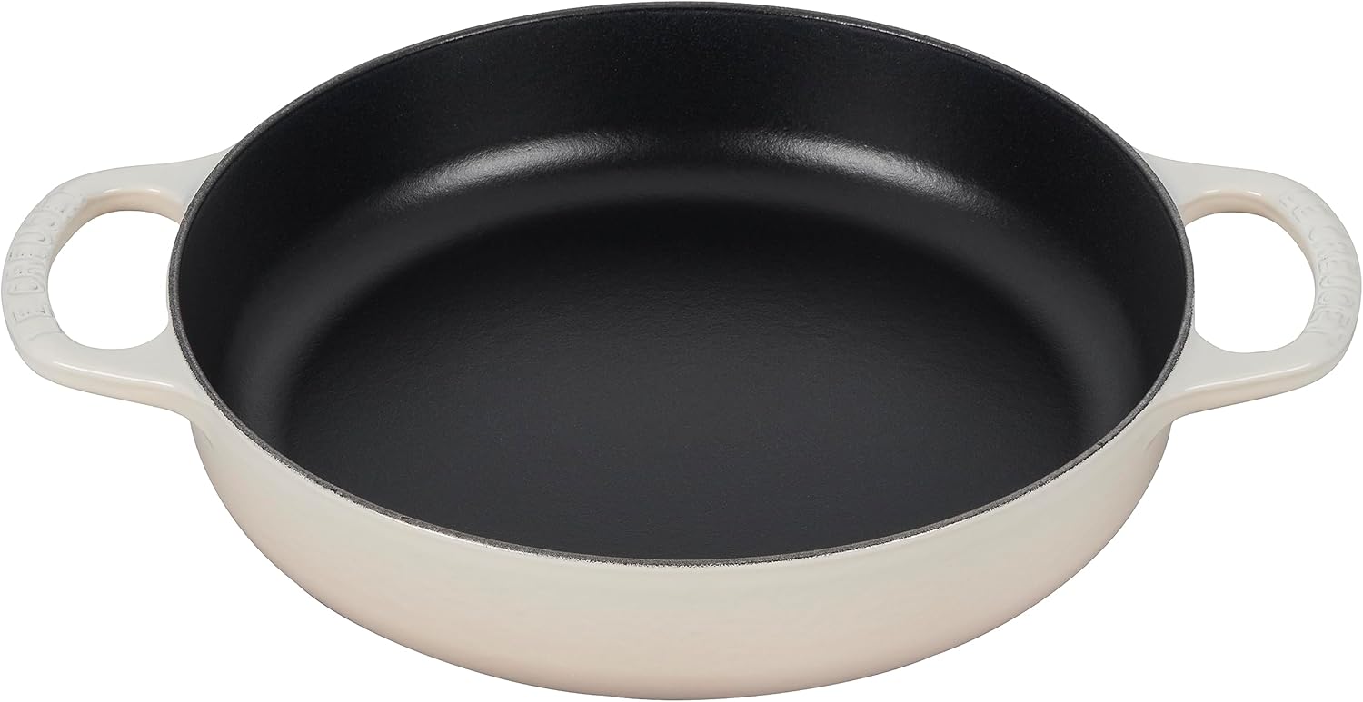 Le Creuset Signature – Sartén de hierro fundido para uso diario, 11 pulgadas, merengue