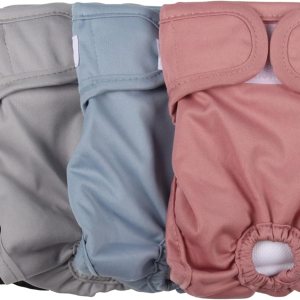 JoyDaog Pañales para perras grandes, paquete de 4 pañales reutilizables para perras, XXL JoyDaog Pañales para perras grandes, paquete de 4 pañales reutilizables para perras, XXL
