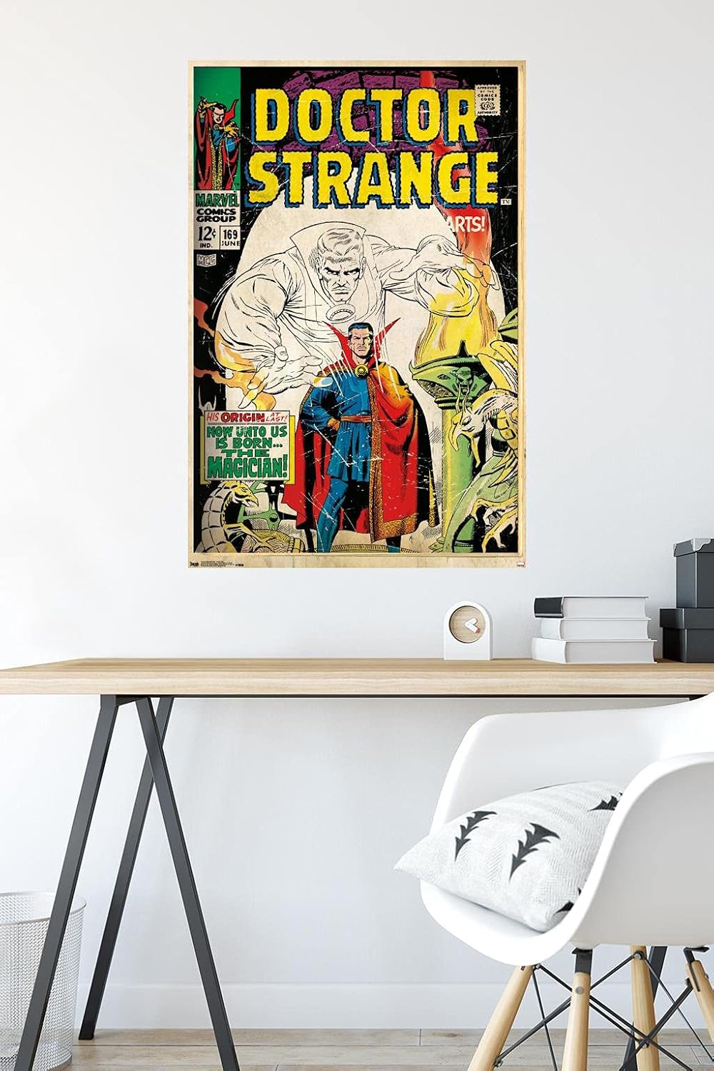 Trends International Marvel Comics-Doctor Strange-Cover #169 – Póster de pared, 22.375 x 34 pulgadas, versión premium sin marco