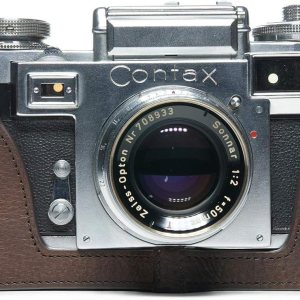 Hecho a mano cuero auténtico medio cámara caso bolsa cubierta para ZEISS IKON CONTAX IIIA IIA película cámara color café Hecho a mano cuero auténtico medio cámara caso bolsa cubierta para ZEISS IKON CONTAX IIIA IIA película cámara color café