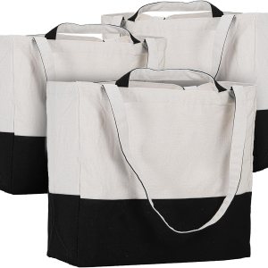 LINICE Bolsas de compras reutilizables para comestibles, plegables y resistentes, con asas LINICE Bolsas de compras reutilizables para comestibles, plegables y resistentes, con asas