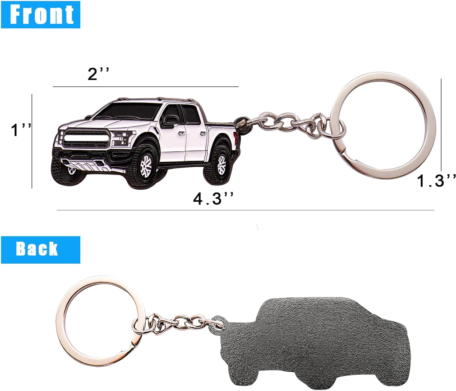 Para Ford F150 Llavero Accesorios 4 Puertas Llavero Llavero Cubierta 3D Cool Pickup Truck Modelo Elegante Ajuste Para Ford F150