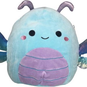 Squishmallows Peluche Kellytoy oficial de 10 pulgadas, suave, animales de juguete (Heather The Dragonfly) Squishmallows Peluche Kellytoy oficial de 10 pulgadas, suave, animales de juguete (Heather The Dragonfly)