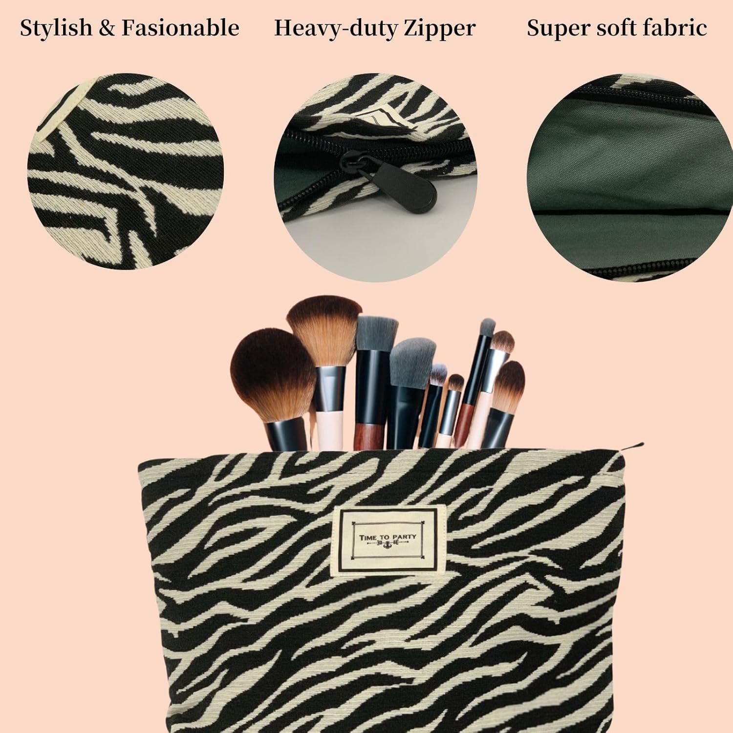 Bolsas de cosméticos, bolsas de maquillaje, bolsa de maquillaje de viaje, bolsa de maquillaje de lona de gran capacidad, bolsa de aseo de viaje,