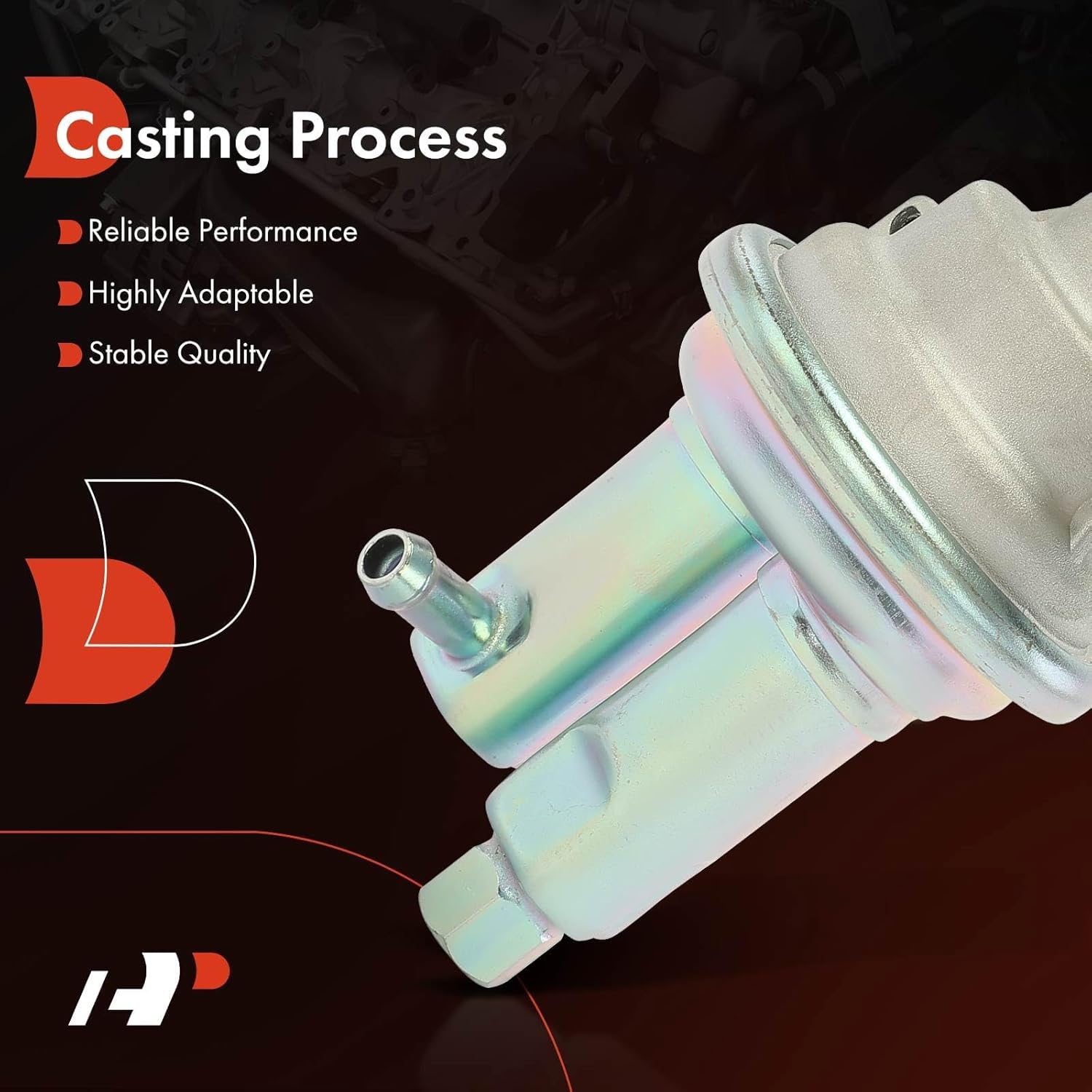 A-Premium Bomba de combustible mecánica compatible con modelos Jeep y AMC Wrangler, Cherokee, CJ5, CJ6, CJ7, Commando, DJ5, J10, J20, J-2600,