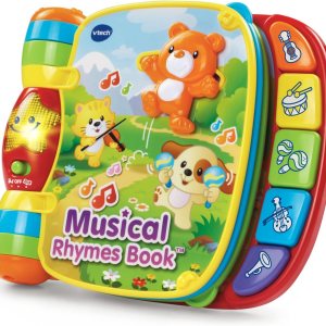 VTech Libro de rimas musicales (embalaje sin frustración), rojo VTech Libro de rimas musicales (embalaje sin frustración), rojo