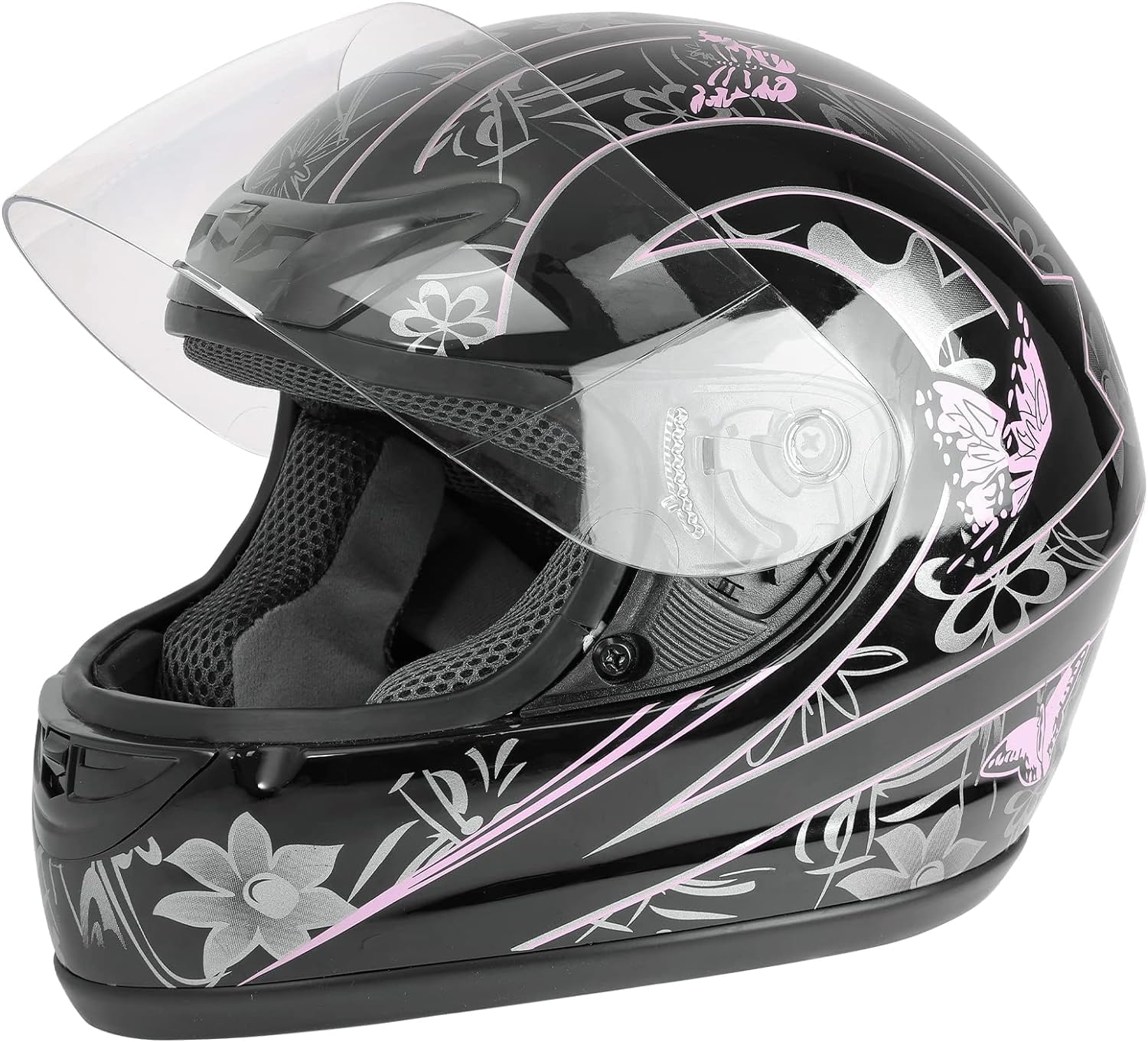 TCMT DOT – Casco de motocross de cara completa con protección solar abierta