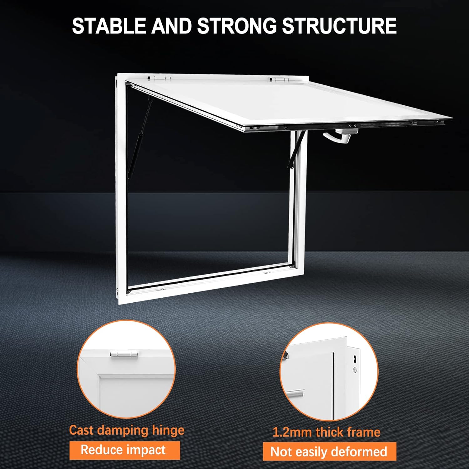 Ventana de concesión para camiones de comida de 36 x 24 pulgadas, suministros y equipos de camiones de alimentos, ventana de camión de alimentos,