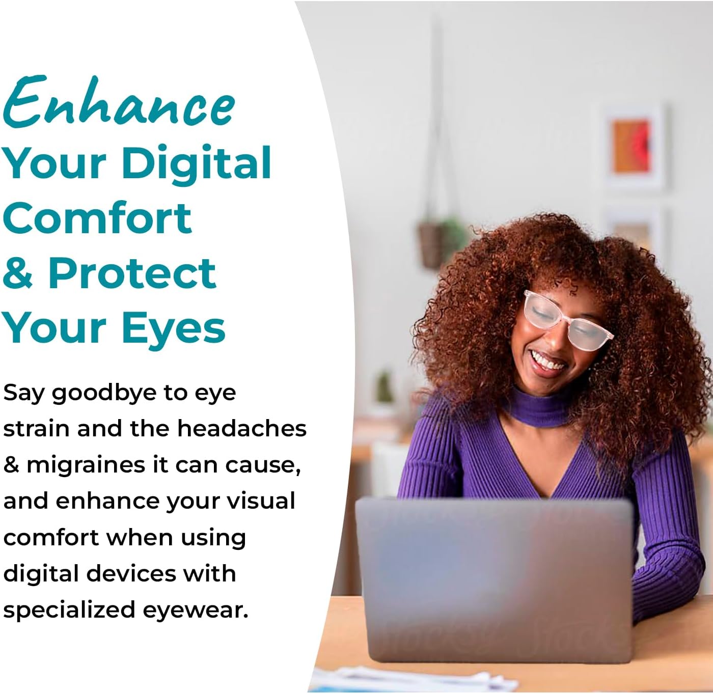 Gafas de bloqueo de luz azul para computadora, TV, juegos mejoran el sueño produciendo naturalmente melatonina para mujeres y hombres