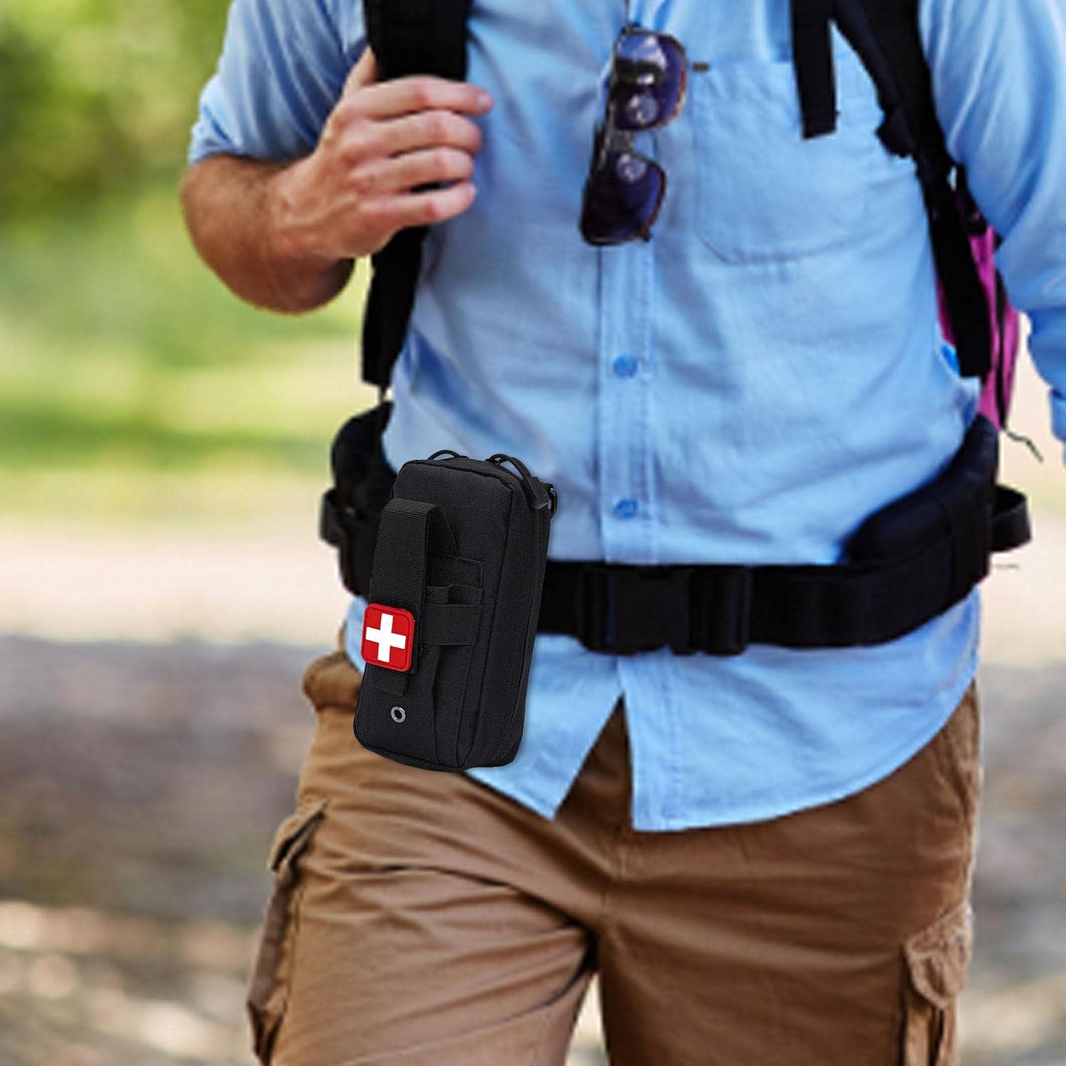 Rip-Away EMT Medical Aid IFAK bolsa de salvamento de vida, bolsa de kit de ayuda médica bolsa de viaje farmacia bolsa de camping al aire libre