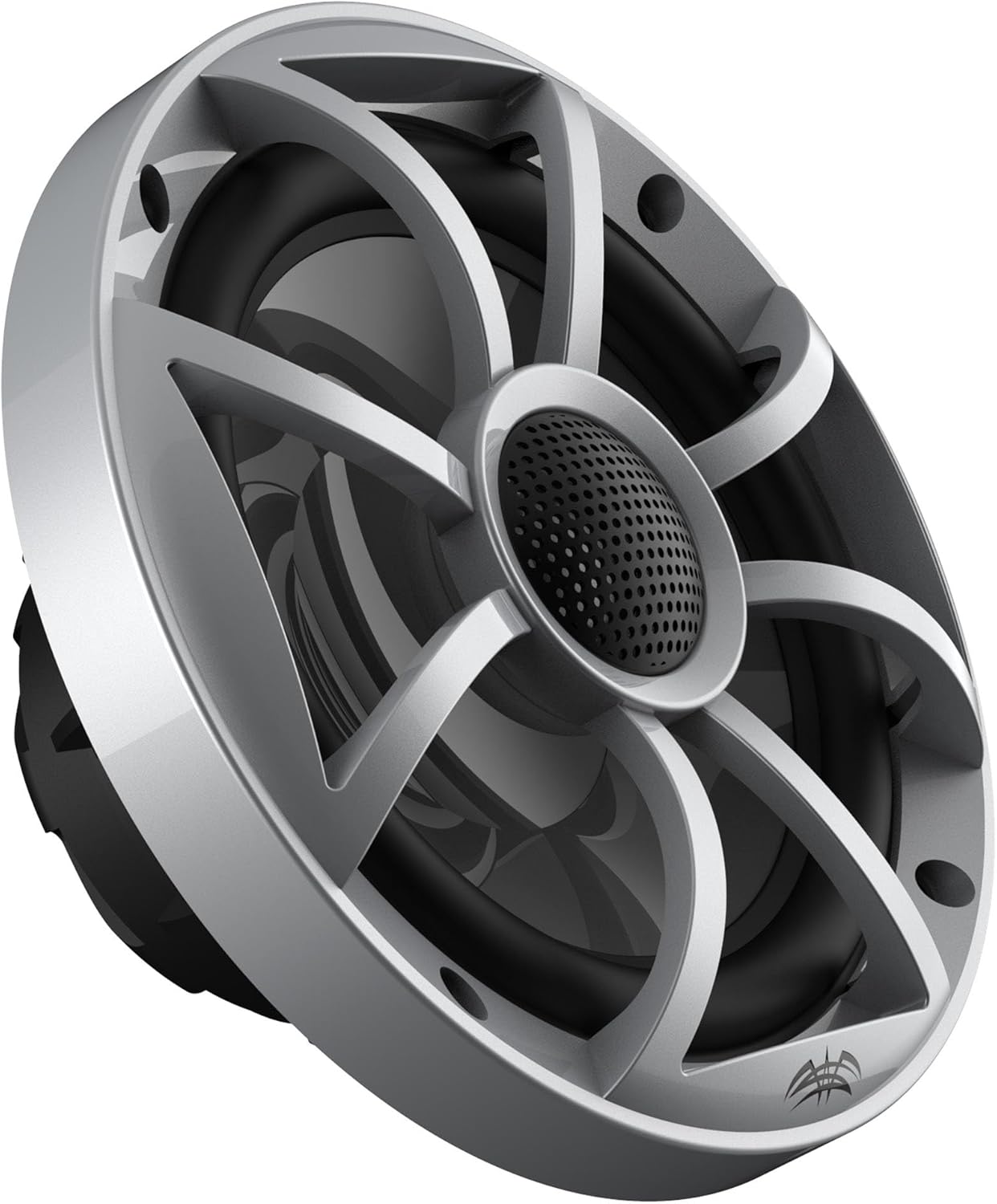 Wet Sounds WS-MC-2 – Radio marina con 2 pares de sonidos húmedos, repuesto OEM 65ic-S Serie XS-Cono plateado de 6.5 pulgadas, par de altavoces