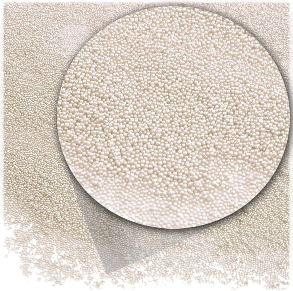 The Crafts Outlet Acabado Opaco, Vidrio, Microperlas 0.024 in, Ideal para Caviar, Perla Opaco