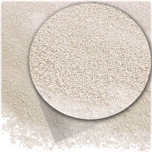 The Crafts Outlet Acabado Opaco, Vidrio, Microperlas 0.024 in, Ideal para Caviar, Perla Opaco The Crafts Outlet Acabado Opaco, Vidrio, Microperlas 0.024 in, Ideal para Caviar, Perla Opaco