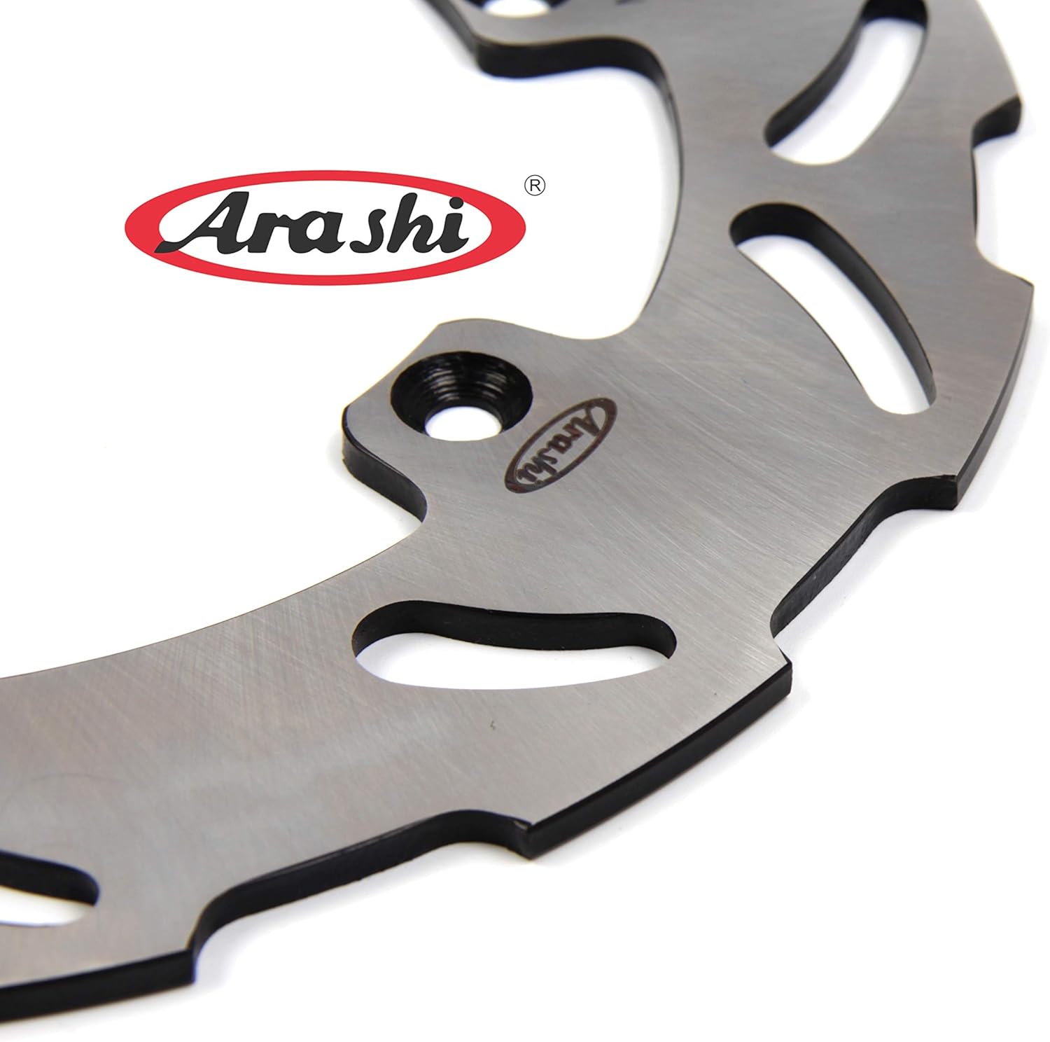 Arashi Rotor de disco de freno trasero para Suzuki RM 125 250 1988-1999  RMX250S 1992-1998 Accesorios de motocicleta RM125 RM250 Plata