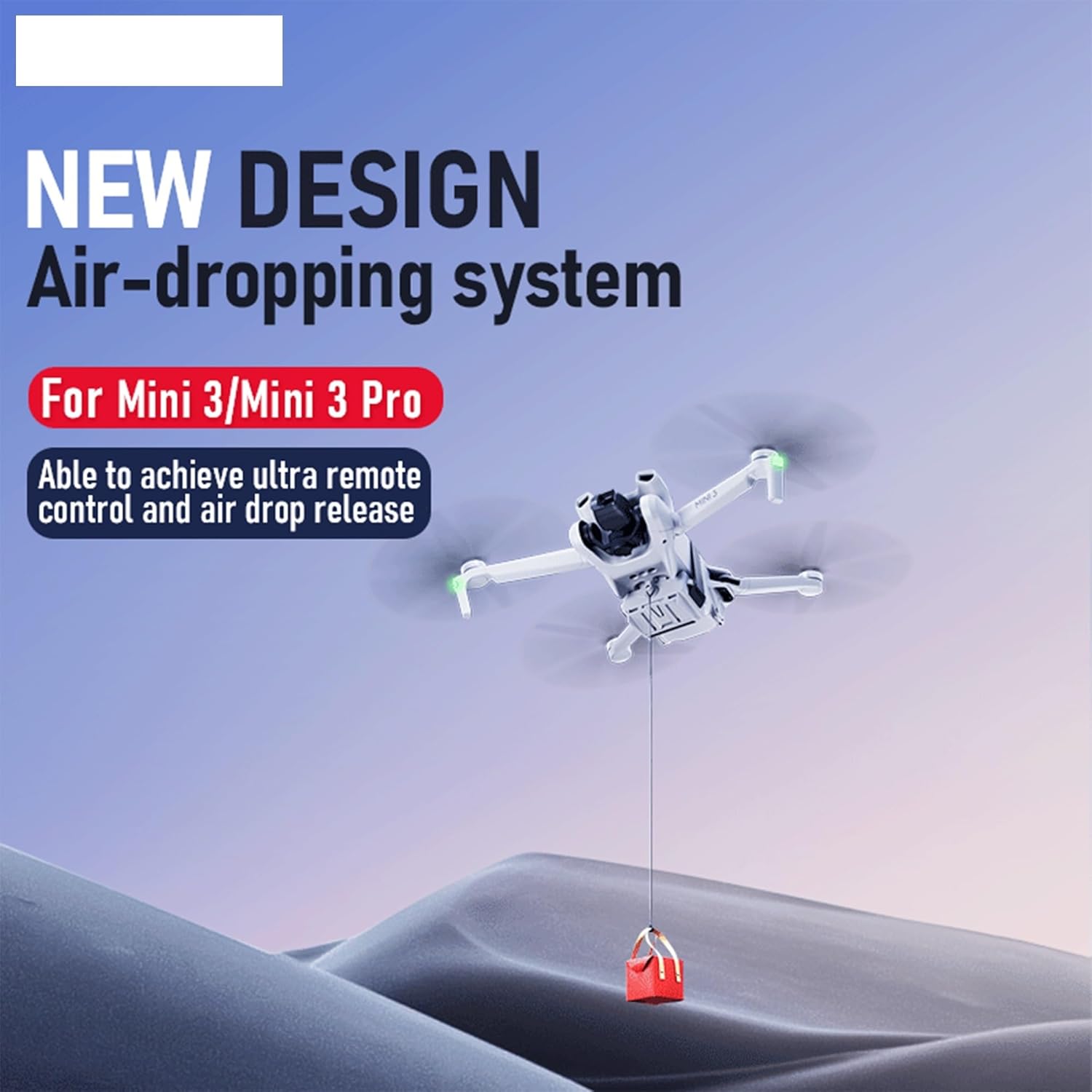 Sistema de caída de aire para D-JI Mini 3Mini3 Pro Drone Thrower Regalo Entrega Salvavidas Pesca Cebo Anillo Remitente Accesorios