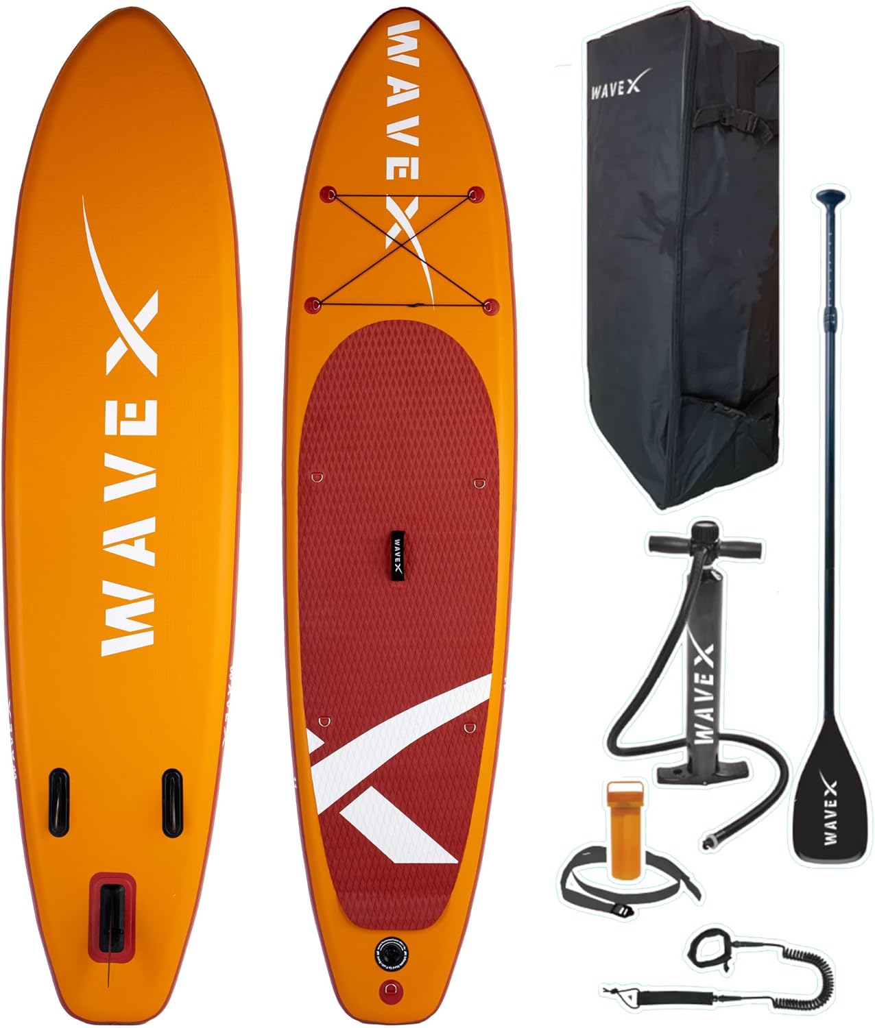 Wavex Tabla de remo inflable  Accesorios premium para tablas de remo  Varios tamaños 10’6, 11′, 11.6′